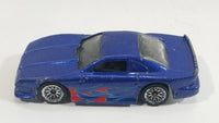 2007 Hot Wheels Mustang Cobra Metalflake Dark Blue Die Cast Toy Car Vehicle