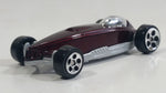 1999 Hot Wheels Street Raptor Maroon Dark Red Die Cast Toy Car - McDonald's Happy Meal 13/16