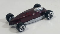 1999 Hot Wheels Street Raptor Maroon Dark Red Die Cast Toy Car - McDonald's Happy Meal 13/16