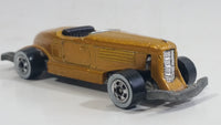 1983 Hot Wheels Auburn 852 Metalflake Gold Die Cast Toy Car Vehicle - WW - Malaysia