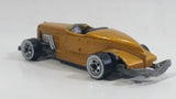 1983 Hot Wheels Auburn 852 Metalflake Gold Die Cast Toy Car Vehicle - WW - Malaysia