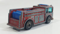 1982 Hot Wheels Fire Eater Red Fire Truck Die Cast Toy Car Vehicle - BW - Blue Lights - Hong Kong