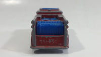 1982 Hot Wheels Fire Eater Red Fire Truck Die Cast Toy Car Vehicle - BW - Blue Lights - Hong Kong