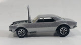 1996 Hot Wheels '67 Chevrolet Camaro Metalflake Silver Die Cast Toy Car Vehicle w/ Opening Hood 7SP