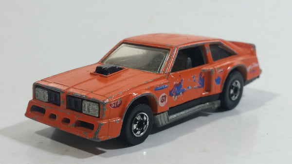 1979 Hot Wheels Flat Out 442 Orange Die Cast Toy Muscle Car Vehicle Hong Kong