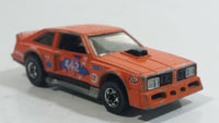 1979 Hot Wheels Flat Out 442 Orange Die Cast Toy Muscle Car Vehicle Hong Kong