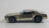 Vintage 1974 Hot Wheels Monte Carlo Stocker Gold Chrome Die Cast Toy Car Vehicle - Made in Hong Kong