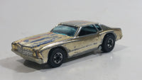 Vintage 1974 Hot Wheels Monte Carlo Stocker Gold Chrome Die Cast Toy Car Vehicle - Made in Hong Kong