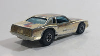 Vintage 1974 Hot Wheels Monte Carlo Stocker Gold Chrome Die Cast Toy Car Vehicle - Made in Hong Kong