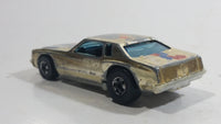 Vintage 1974 Hot Wheels Monte Carlo Stocker Gold Chrome Die Cast Toy Car Vehicle - Made in Hong Kong