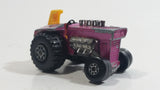 Vintage 1972 Lesney Products Matchbox No. 29 Mod Tractor Magenta Pink Die Cast Toy Car Farming Equipment Machinery Vehicle