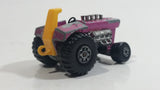 Vintage 1972 Lesney Products Matchbox No. 29 Mod Tractor Magenta Pink Die Cast Toy Car Farming Equipment Machinery Vehicle