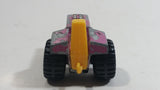 Vintage 1972 Lesney Products Matchbox No. 29 Mod Tractor Magenta Pink Die Cast Toy Car Farming Equipment Machinery Vehicle