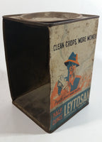 Rare 1940s Leytosan Poison (Mercury) Fungicide Tin for Smut Control in Grain Seeds England