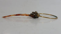 Exquisite 1940s Miriam Haskell Rhinestone Hair-pin Brooch - Signed