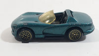 1996 Hot Wheels Gold Medal Speed Dodge Viper RT/10 Dark Metalflake Green Die Cast Toy Dream Sports Car Vehicle