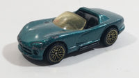 1996 Hot Wheels Gold Medal Speed Dodge Viper RT/10 Dark Metalflake Green Die Cast Toy Dream Sports Car Vehicle