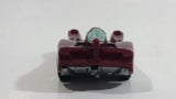 1995 Hot Wheels Power Pistons Dark Red Die Cast Toy Race Car Vehicle 7SP