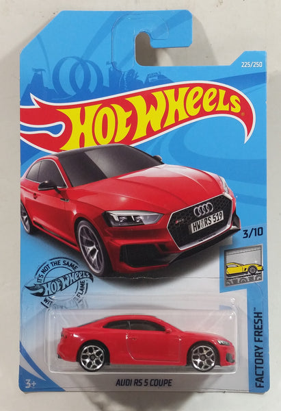 2019 Hot Wheels Factory Fresh Audi RS 5 Coupe Red Die Cast Toy Car Vehicle - New in Package Sealed