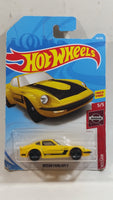 2019 Hot Wheels Nissan Fairlady Z Yellow Die Cast Toy Car Vehicle - New in Package Sealed