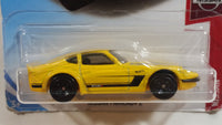 2019 Hot Wheels Nissan Fairlady Z Yellow Die Cast Toy Car Vehicle - New in Package Sealed