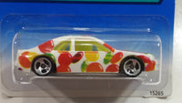 Rare 1996 Hot Wheels Fast Food Sweet Stocker T-Bird Stocker White with Jelly Bean Tampos Die Cast Toy Car Vehicle - New in Package Sealed