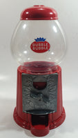 Dubble Bubble Gumball Candy Dispenser Machine Coin Bank Metal with Plastic Globe 8 1/2" Tall