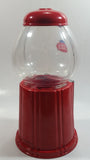 Dubble Bubble Gumball Candy Dispenser Machine Coin Bank Metal with Plastic Globe 8 1/2" Tall