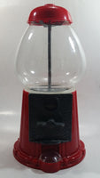 Continental Gumball Candy Dispenser Machine Coin Bank Metal with Glass Globe 11" Tall