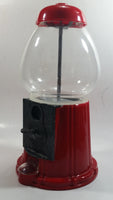 Continental Gumball Candy Dispenser Machine Coin Bank Metal with Glass Globe 11" Tall