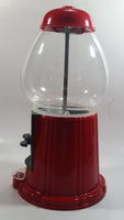 Continental Gumball Candy Dispenser Machine Coin Bank Metal with Glass Globe 11" Tall