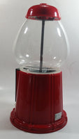 Continental Gumball Candy Dispenser Machine Coin Bank Metal with Glass Globe 11" Tall