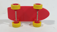 1986 Muppet Babies Kermit The Frog on a Red Skateboard Plastic Toy McDonald's Happy Meal