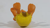 1990 Muppet Babies Fozzie Bear in a Red Train Pump Jack Rail Car Plastic Toy McDonald's Happy Meal