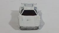 1989 Hot Wheels Lamborghini Countach White Die Cast Toy Exotic Luxury Car Vehicle