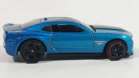 2013 Hot Wheels HW Showroom Garage 2013 Chevy Camaro Special Edition Metalflake Blue Die Cast Toy Muscle Car Vehicle