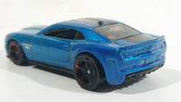 2013 Hot Wheels HW Showroom Garage 2013 Chevy Camaro Special Edition Metalflake Blue Die Cast Toy Muscle Car Vehicle