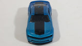 2013 Hot Wheels HW Showroom Garage 2013 Chevy Camaro Special Edition Metalflake Blue Die Cast Toy Muscle Car Vehicle