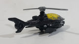 2015 Hot Wheels DC Comics Batman Batcopter Helicopter Black Die Cast Toy Car Vehicle