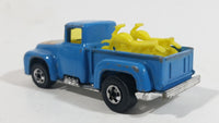 1979 Hot Wheels '56 Hi-Tail Hauler Dark Blue Enamel Ford Pickup Truck Die Cast Toy Car Vehicle - Hong Kong