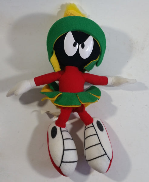 1994 Applause Warner Bros. Looney Tunes Marvin The Martian 12" Tall Cartoon Character Stuffed Plush Collectible