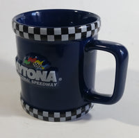 Daytona International Speedway Raised Dark Blue Ceramic Mug Cup