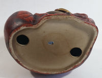 Vintage Antique Reproduction of Kutani Hotei God of Contentment Sitting Ceramic Statue Made in Japan