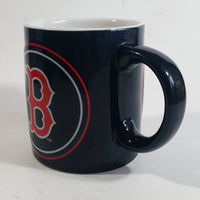 2011-12 MLB Boston Red Sox Baseball Team Raised Relief Embossed Logo Dark Blue Ceramic Coffee Mug Cup