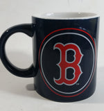 2011-12 MLB Boston Red Sox Baseball Team Raised Relief Embossed Logo Dark Blue Ceramic Coffee Mug Cup