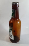 CFL Saskatchewan Roughriders Football Team Plastic 14" Tall Brown Beer Bottle Shaped Coin Bank