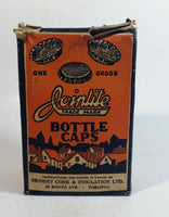 Vintage 1940's Full Box of Jointite Bottle Cork-lined Metal Bottle Caps