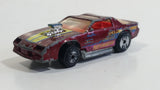 1989 Hot Wheels 74 Blown Camaro Metallic Dark Red Die Cast Toy Car Vehicle UH