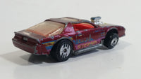 1989 Hot Wheels 74 Blown Camaro Metallic Dark Red Die Cast Toy Car Vehicle UH