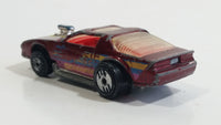 1989 Hot Wheels 74 Blown Camaro Metallic Dark Red Die Cast Toy Car Vehicle UH